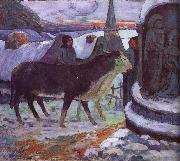 Paul Gauguin Christmas Eve France oil painting artist
